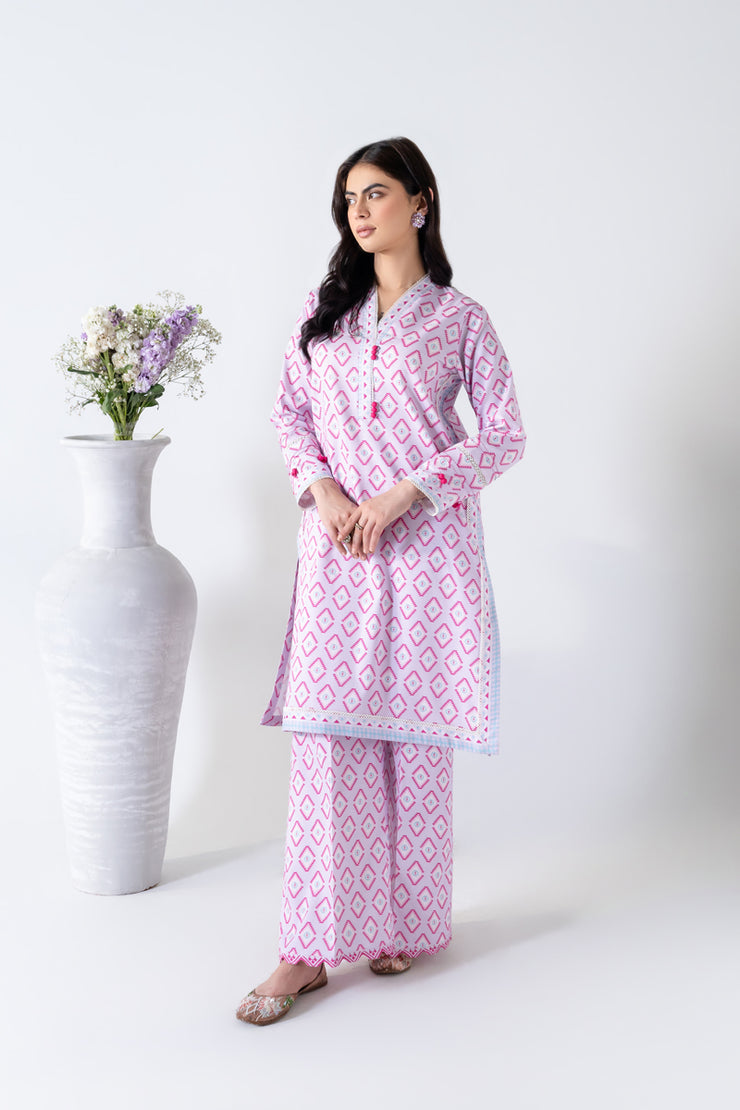 2 Piece - Printed Lawn Suit - Motiya