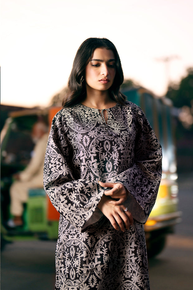 2 Piece - Printed Khaddar Suit - PP-08