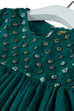 Green Sequins Tunic