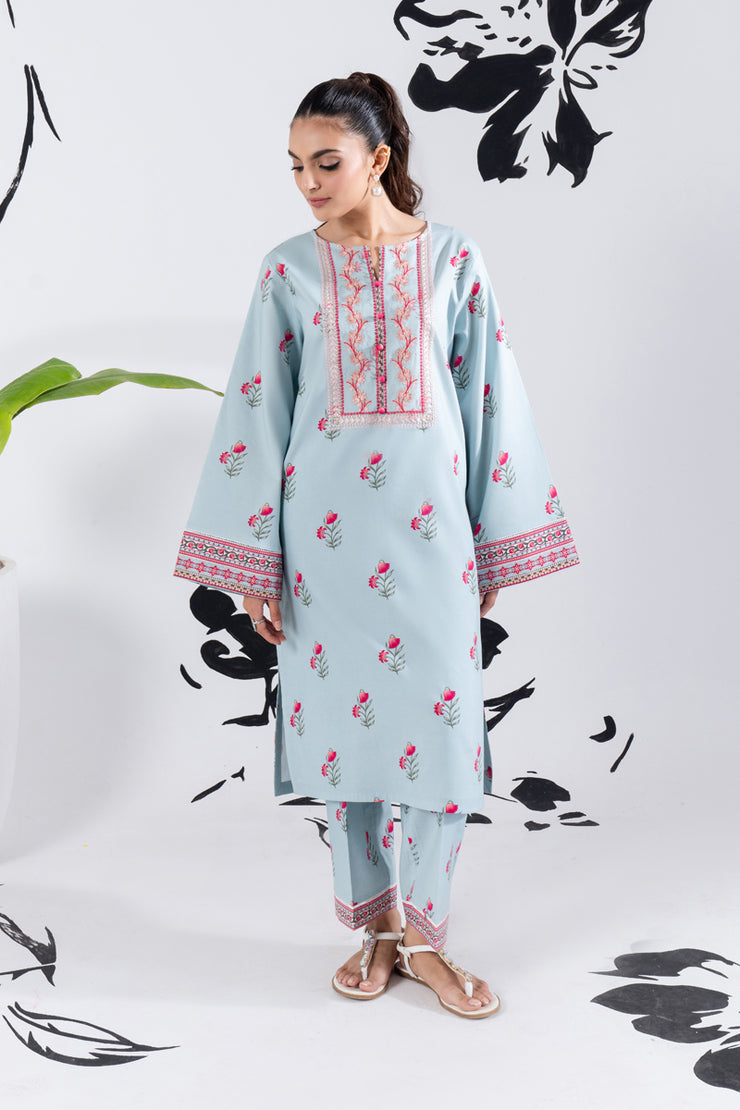 2 Piece - Printed Lawn Suit - GLV1-05