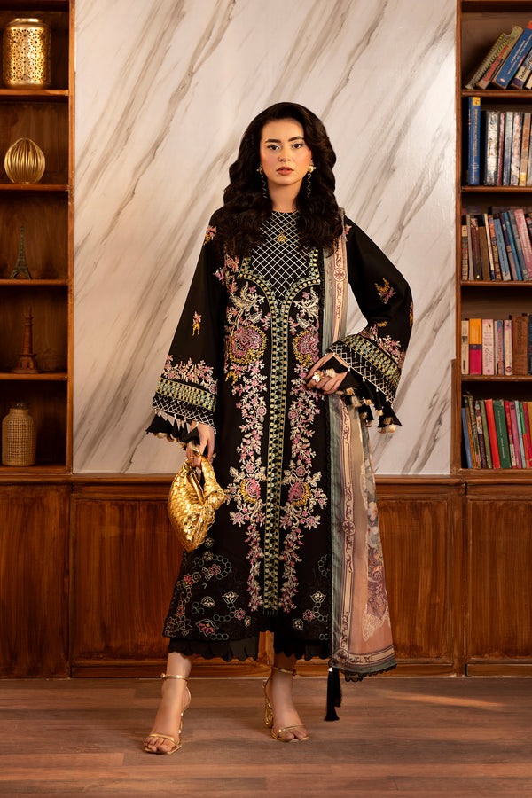 3 Piece - Embroidered Lawn Suit - SE - 01