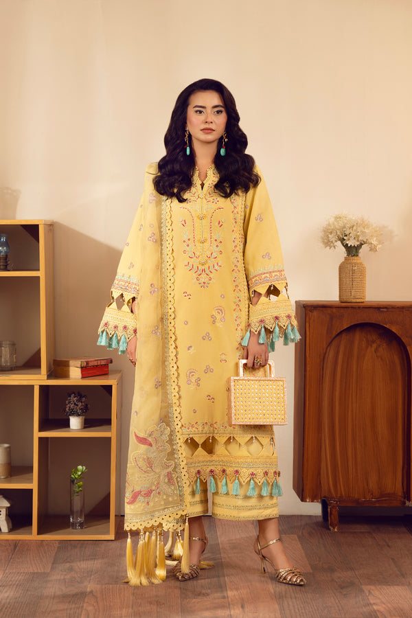3 Piece - Embroidered Lawn Suit - SE - 02