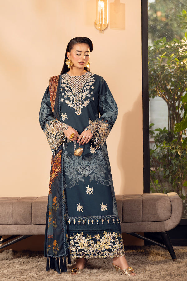 3 Piece - Embroidered Lawn Suit - SE - 08
