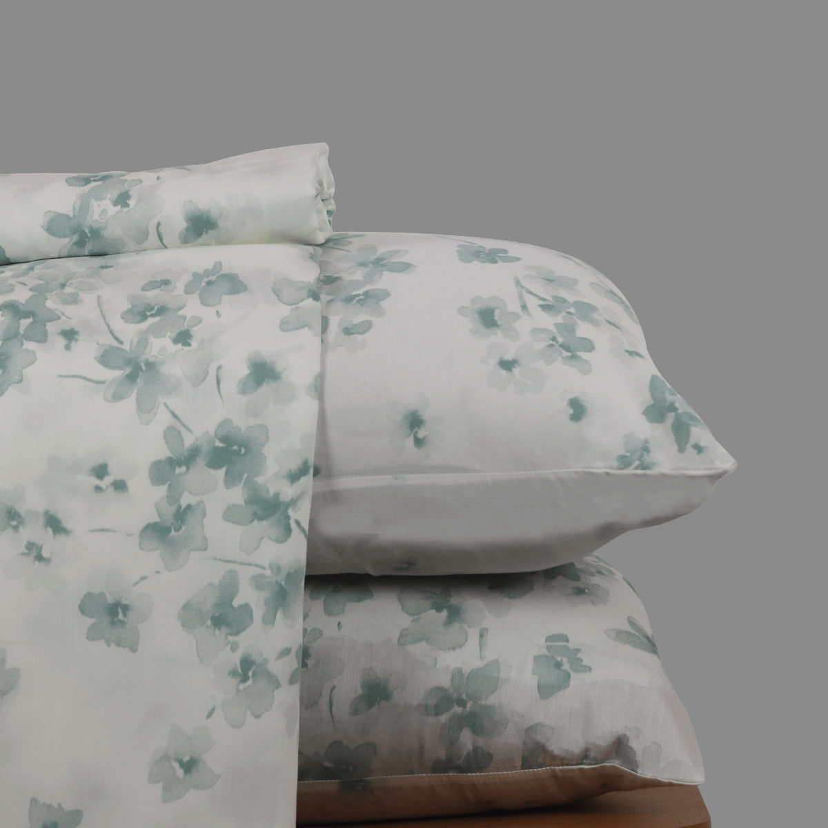 Green Flora Bed Sheet Set