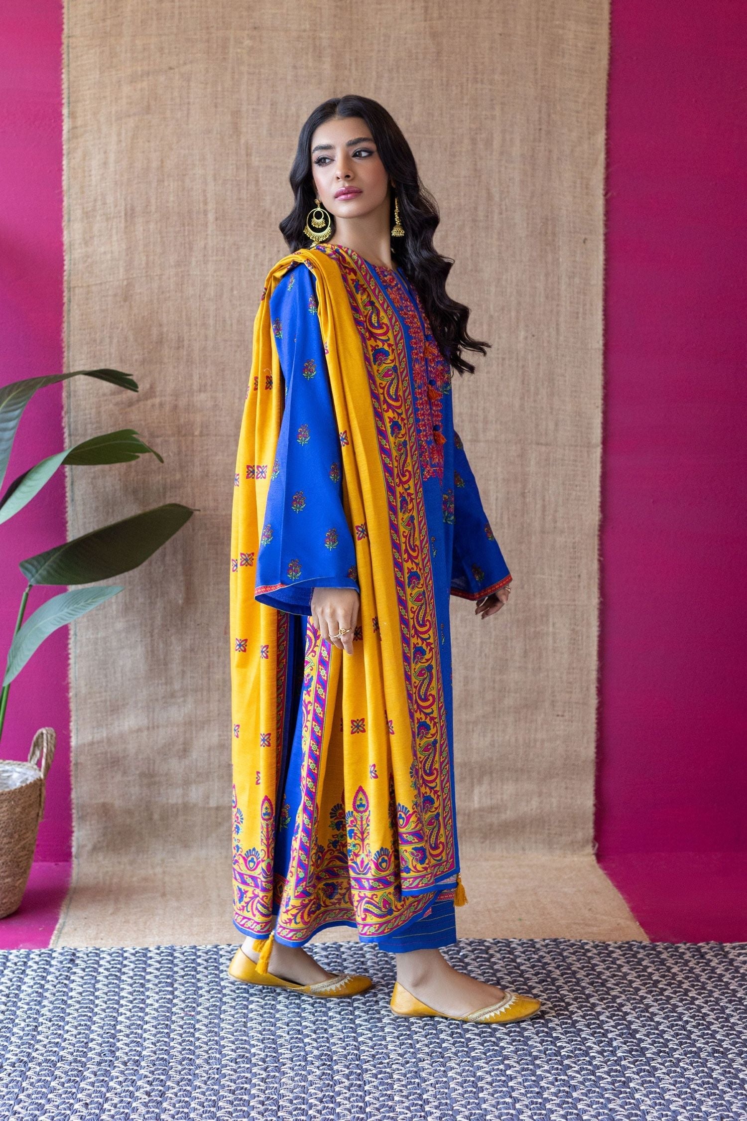Embroidered – Khaddar 3PC – 130