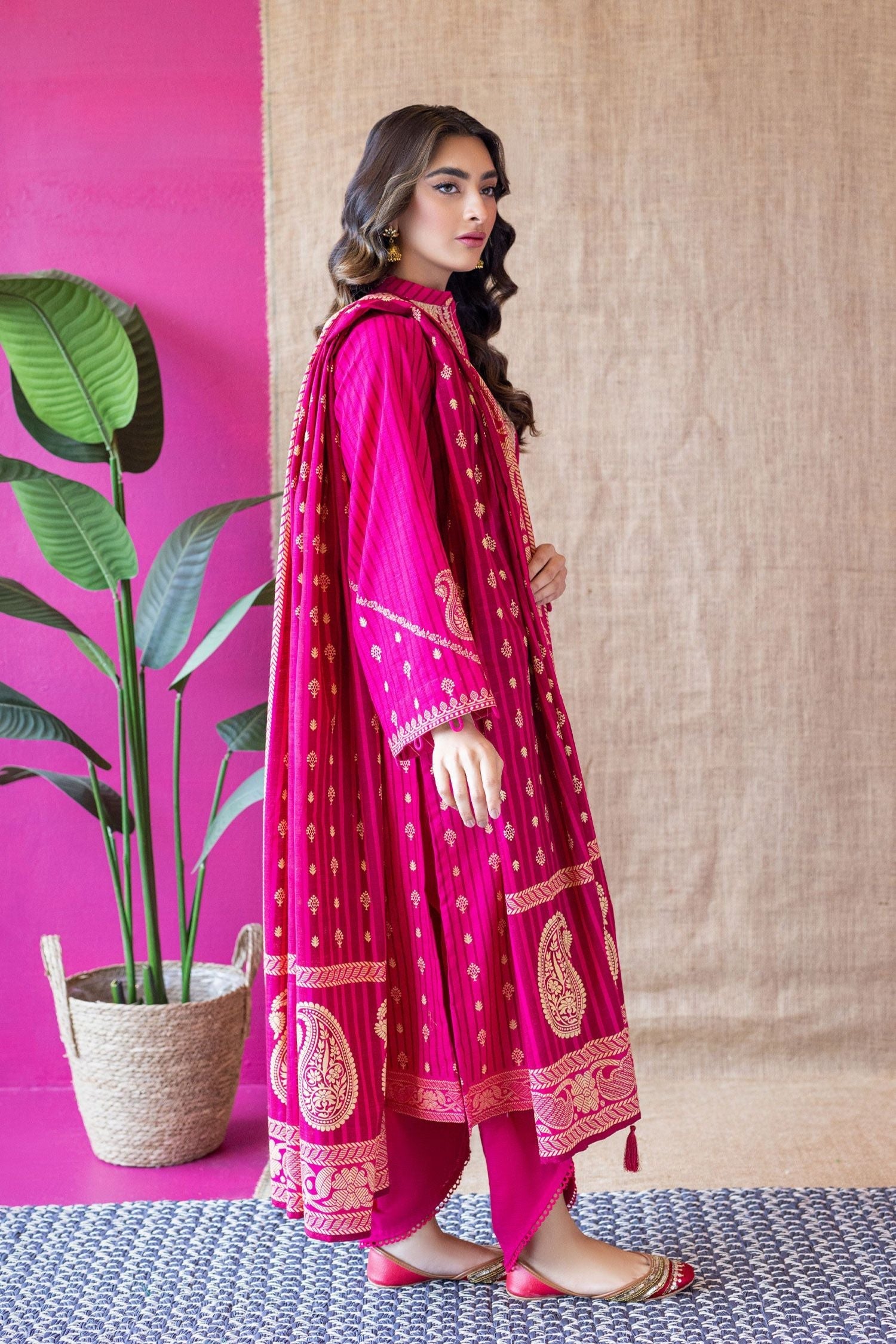 Embroidered – Khaddar 3PC – 132