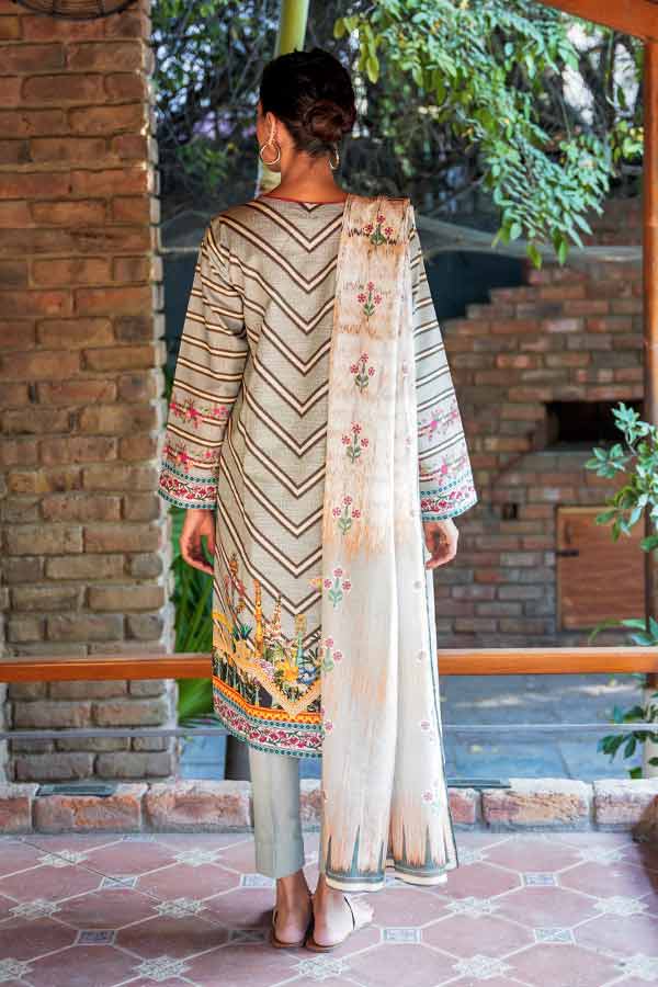Printed and Embroidered – Khaddar – 249